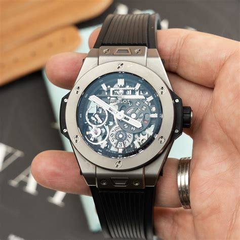 hublot 45mm meca|meca 10 titanium 45mm.